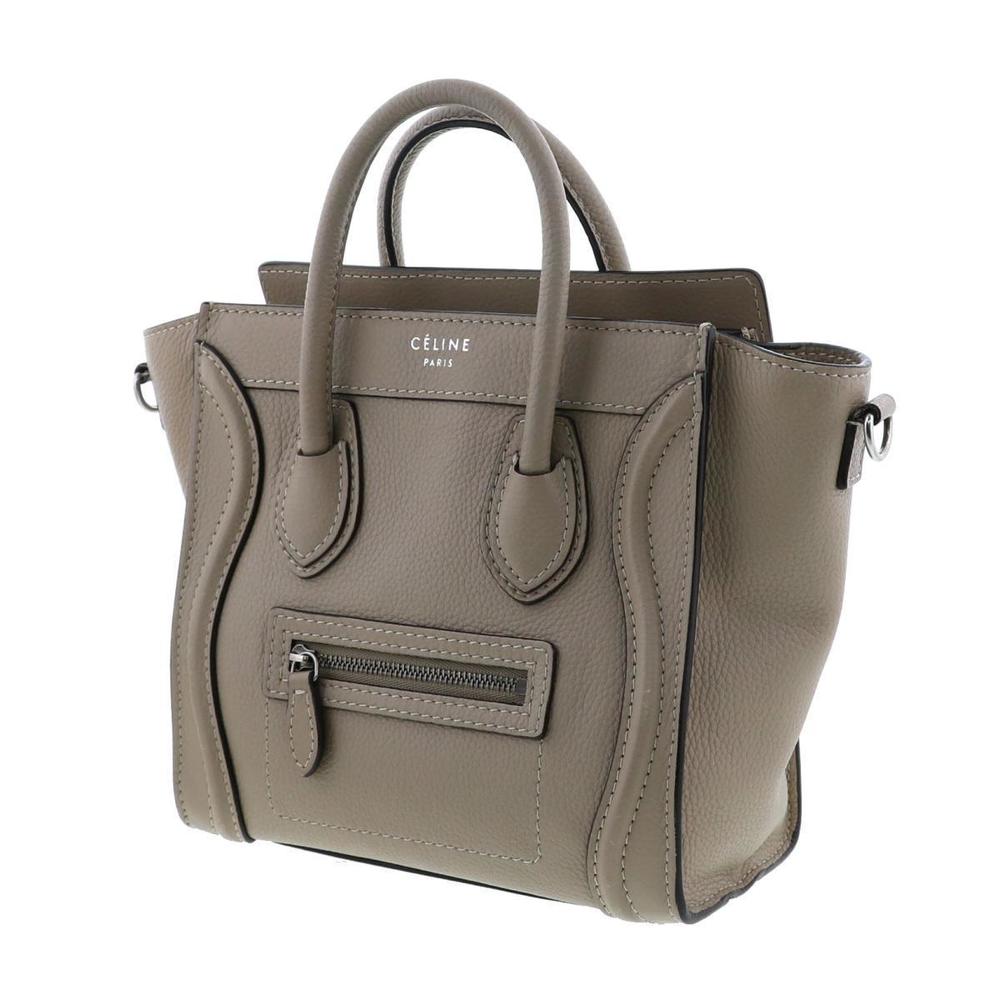 Celine Luggage Shopper Gray Nano Luggage Bag